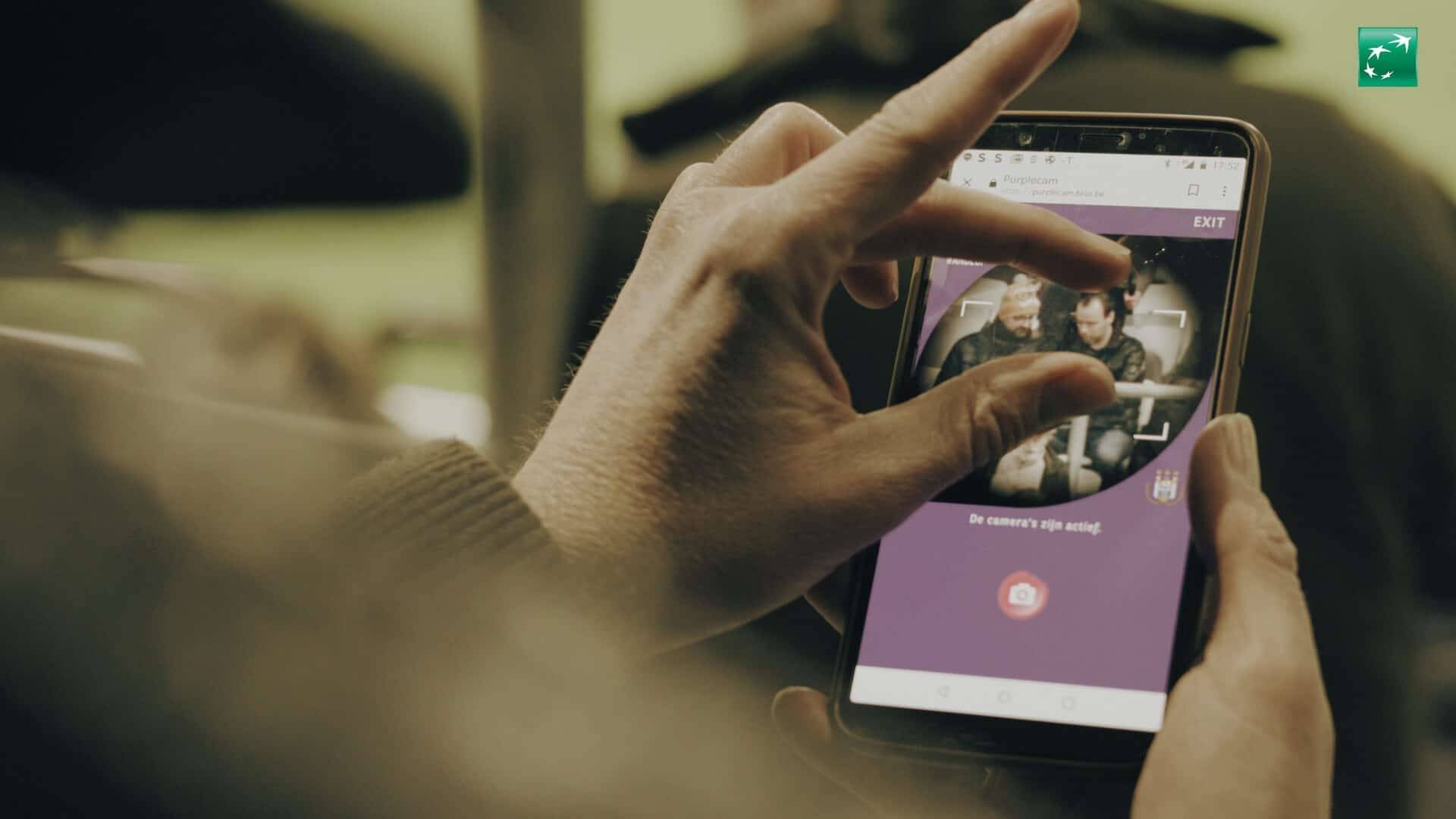 Sportizon_BNP_PurpleCam_activation-2